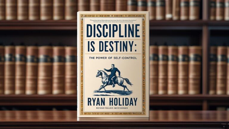 A high-quality, professional bookshelf scene featuring Ryan Holiday's book _20250725_113741_0000